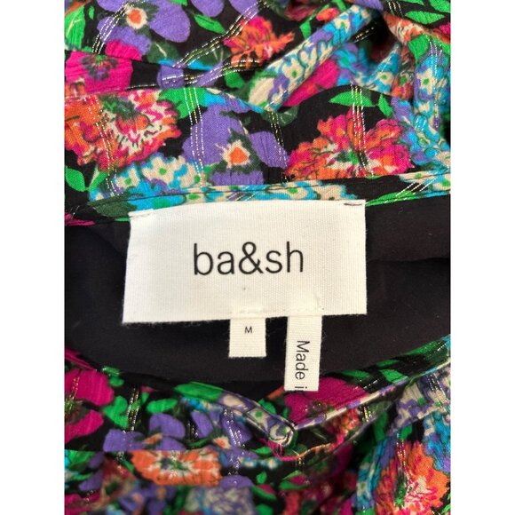 NWOT Ba&sh Paris Floral Boho Maxi Dress Multicolor Tiered Flowy Romantic Chic - Picture 5 of 8